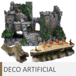 Decoración artificial para acuario