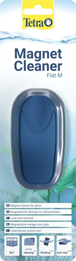 Limpiacristales Tetra Magnet Cleaner Flat M - Limpialunas magnético