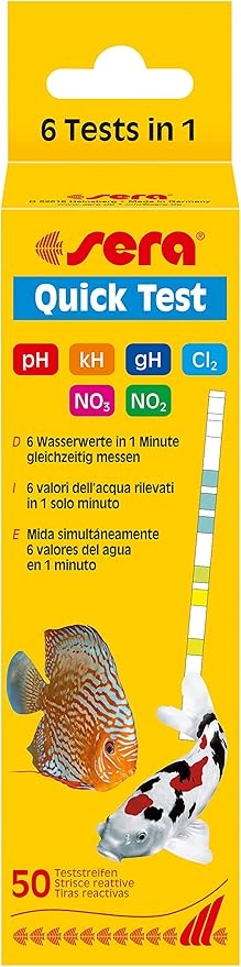 Test_agua sera Quick Test - Control de Seguridad para acuarios