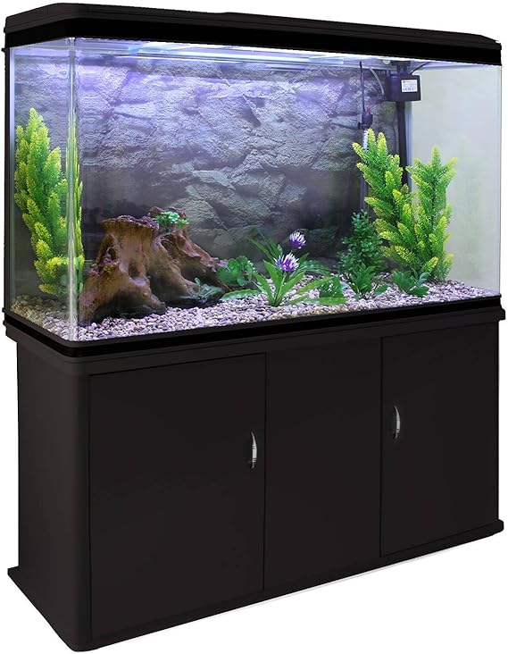 Acuario_con_mueble Acuario equipado 300 Litros con Mueble negro