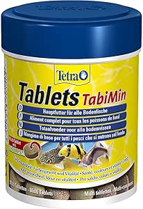 Alimentacion Tetra Tablets TabiMin - Alimento en pastillas para todos los peces de fondo, 275 pastillas