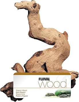 Tronco Raíz de Madera de Mopani Pequeña (Marca Marina)
