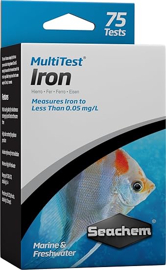 Test_agua Seachem Hierro MultiTest, 75 Pruebas