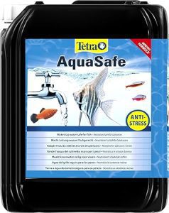 Acondicionadores_agua Tetra AquaSafe, neutraliza las sustancias nocivas del agua del grifo, Bidón de 5 l