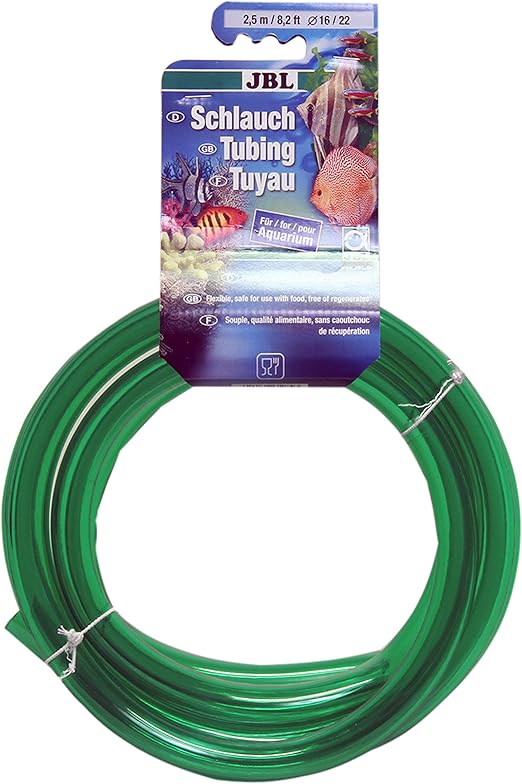 Mangueras Jbl 6108400 - Manguera de agua de 2,5 m de largo, 16/22 mm, color verde