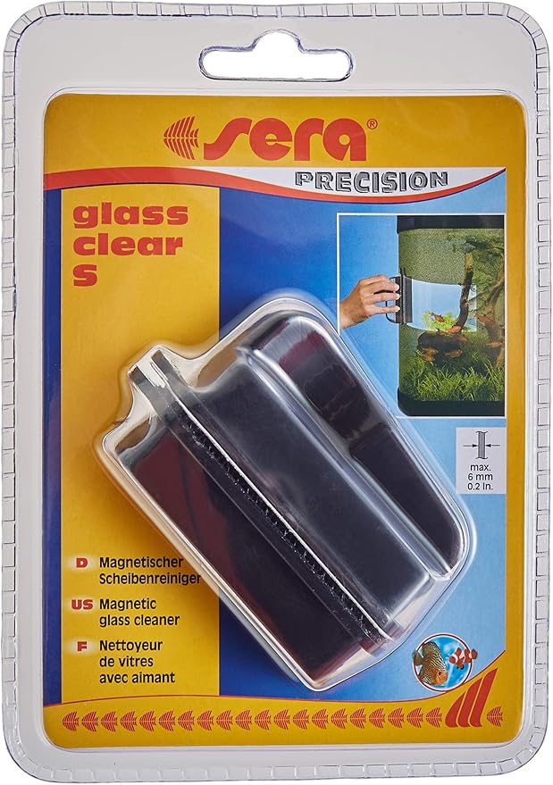 Limpiacristales Sera Glass Clear - Imán para algas para acuario