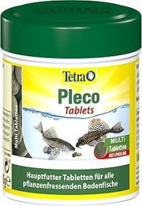 Alimentacion Tetra Pleco Tablets - Alimento para peces de fondo herbívoros, 275 pastillas