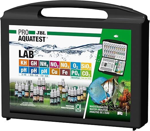 Test_agua JBL Maletín de Prueba de Agua, 14 Pruebas Agua Dulce ProAquaTest Lab