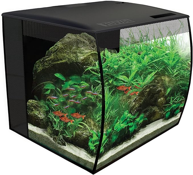 Kit_Acuario Fluval Flex Kit de Acuario Negro, 34 L