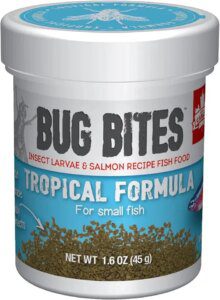 Alimentacion Fluval Picaduras de Insectos Alimento Granulado para Peces Pequeños, 45 g